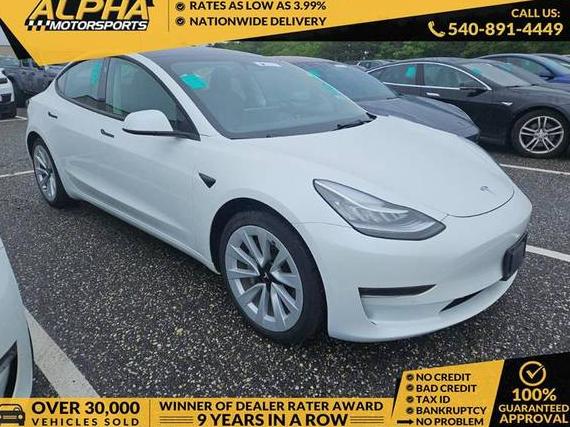 TESLA MODEL 3 2022 5YJ3E1EB0NF242505 image